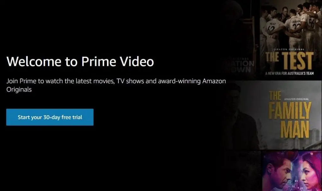 amazon prime free trial