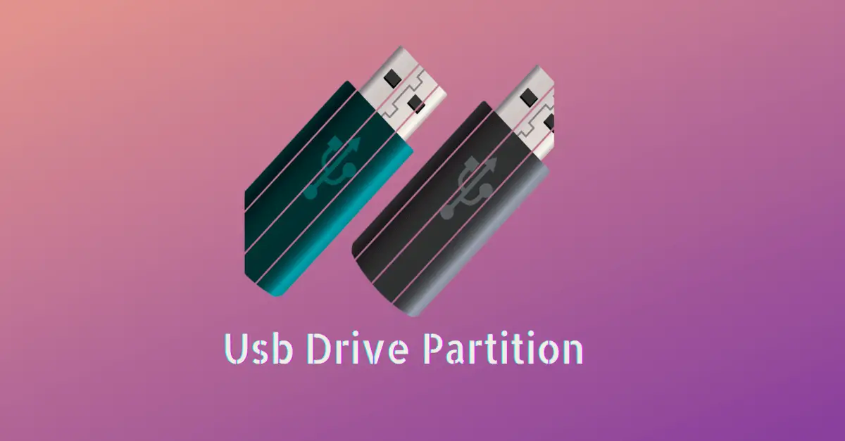 how to partition a usb drive windows 10
