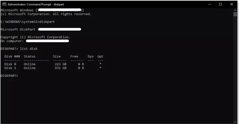 install windows from pendrive