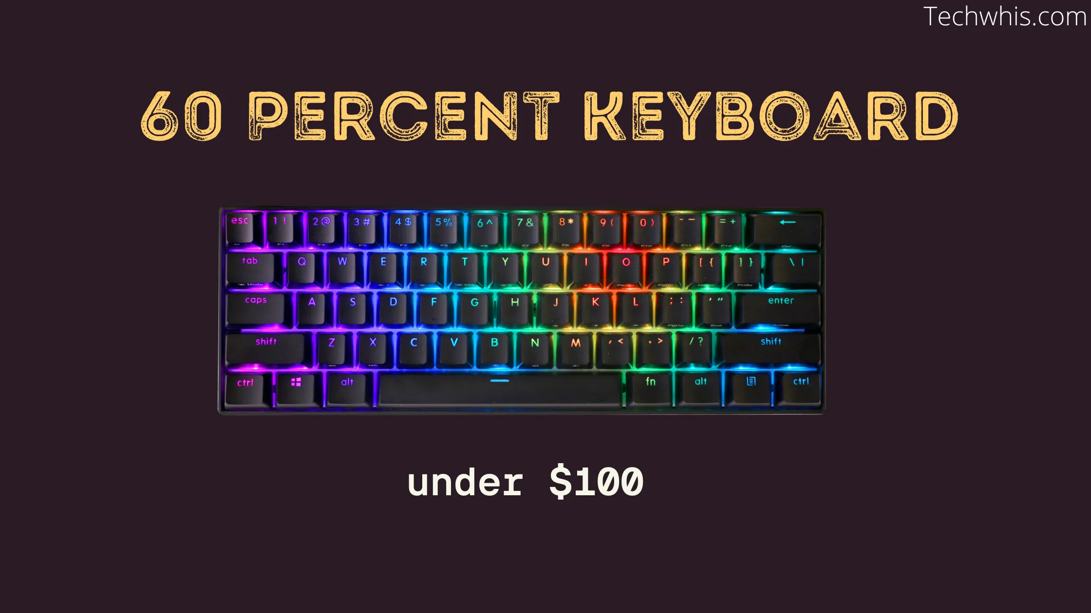 60 percent keyboard -techwhis