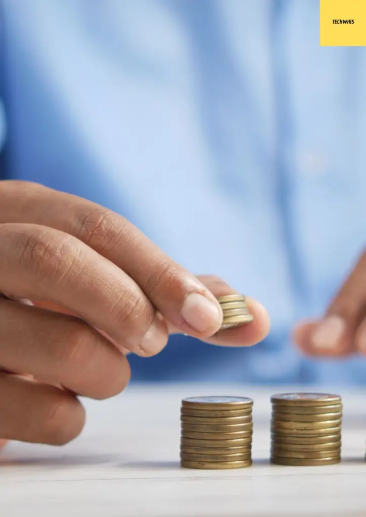 coins on table