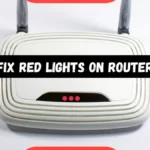 how to fix the red light on wifi router