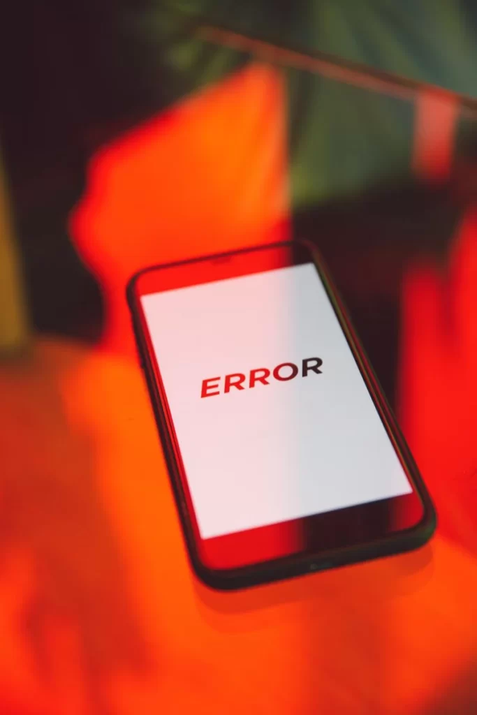 mobile phone errors