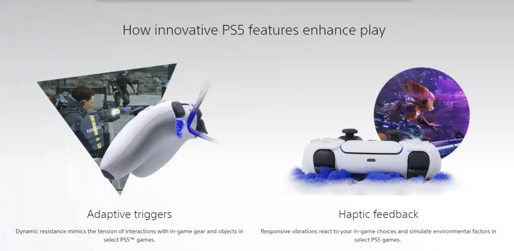 ps5 controller features