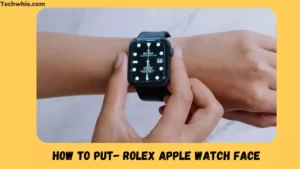 How to put: Rolex apple watch face