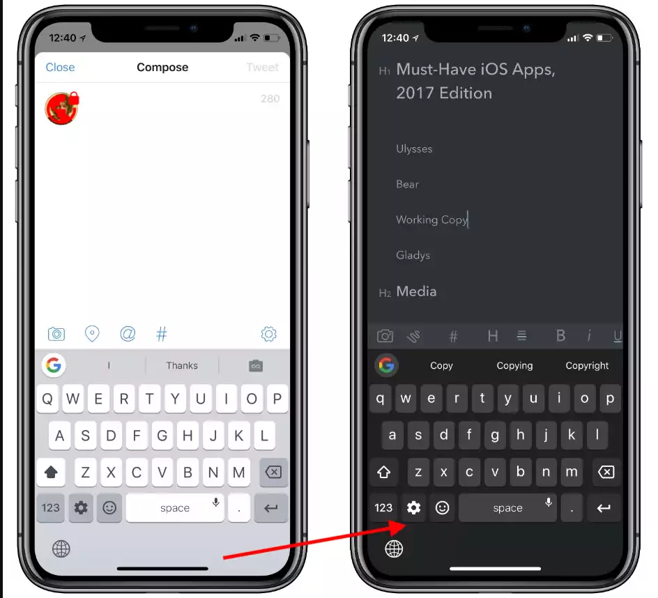 Change Keyboard Background on iPhone