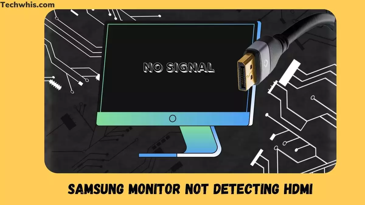 samsung monitor not detecting hdmi