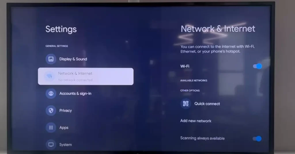 how to connect chromecast to hotspot