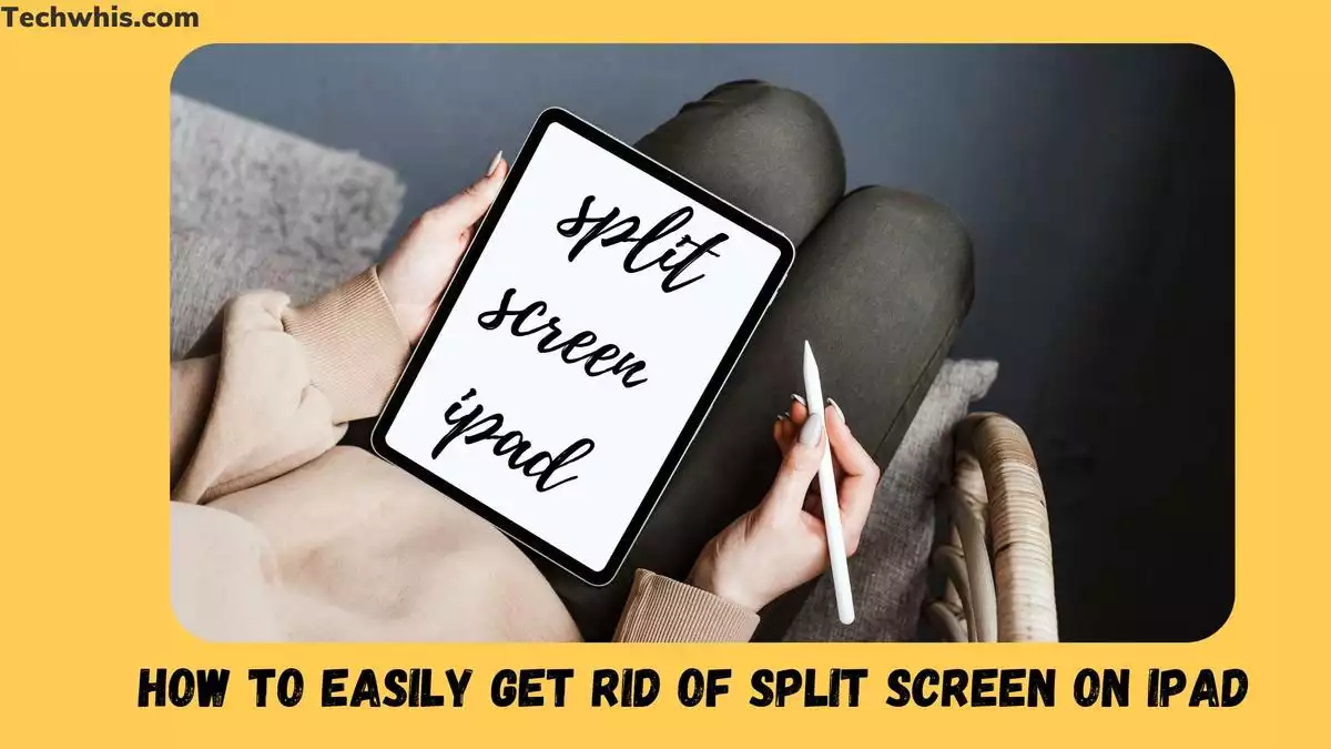 how to get rid of split screen on ipad