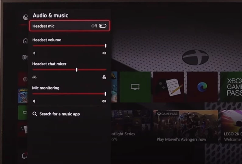 Mic Monitoring on Xbox One