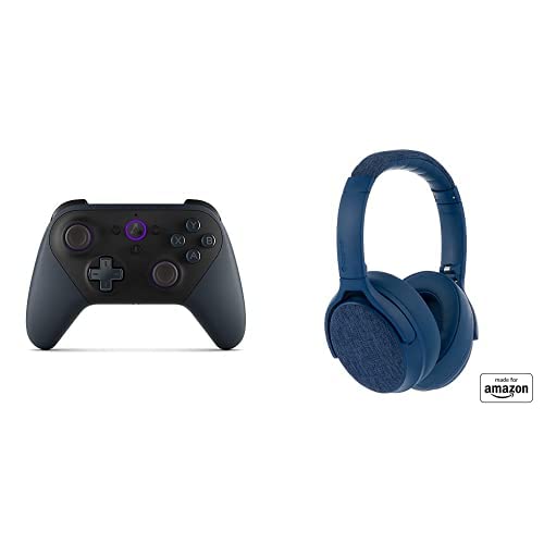 Luna Wireless Controller with Made for Amazon Active Noise Cancelling Bluetooth Headset | Deep Sea Blue
